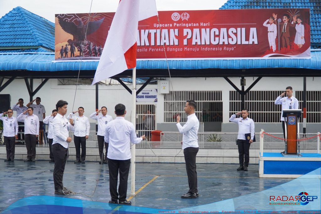 Rutan Kelas I Medan Gelar Upacara Peringatan Hari Kesaktian Pancasila